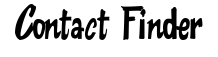Contact Finder